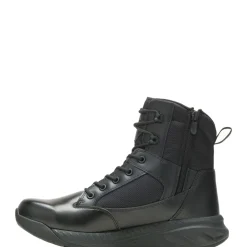 Wolverine Bates, Men'S Opspeed, Tall, Side Zip, Rubber Outsole, Wedge Platform, Eva Midsole, Action Leather, Breathable Lining, Moisture-Wicking, Lightweight Cushioning, Athletic Last, Side Zipper, Contoured Padded Collar, Ankle Protection, Tactical Performance, Stability, Traction, Durability.