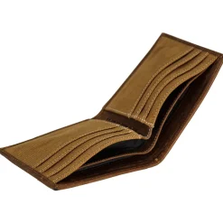 Wolverine Canvas & Leather Bifold Wallet Brown/Chestnut Sale