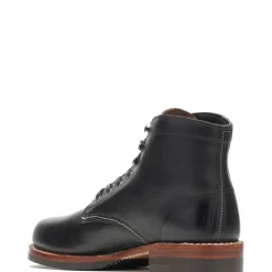 Wolverine Men'S 1000 Mile Plain-Toe Classic Boot Black Leather Sale