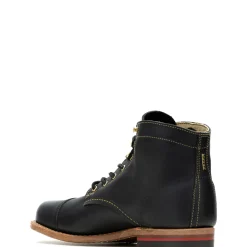 Wolverine Men'S 1000 Mile X Rawlings Gold Glove Award® Cap-Toe Original Boot Black & Gold Store