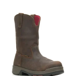 Wolverine Men'S Cabor Epx® Waterproof Composite Toe Wellington Dark Brown New