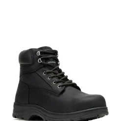 Wolverine Men'S Carlsbad Waterproof 6" Steel-Toe Work Boot Black Sale