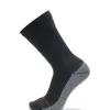 Wolverine Men'S Cotton Comfort Steel Toe Crew (6 Pk) Black Fashion