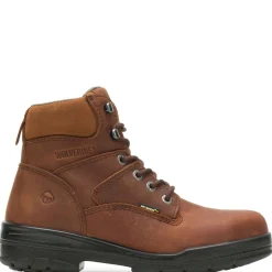 Wolverine Men'S Durashocks® Slip Resistant 6" Work Boot Dark Brown Cheap