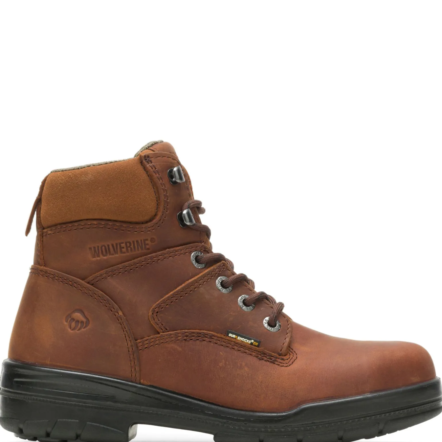 Wolverine Men'S Durashocks® Slip Resistant 6" Work Boot Dark Brown Cheap