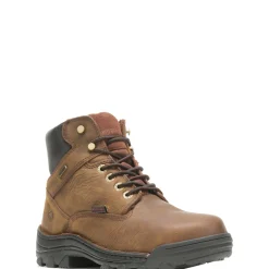 Wolverine Men'S Durbin Waterproof 6" Steel-Toe Work Boot Brown Cheap