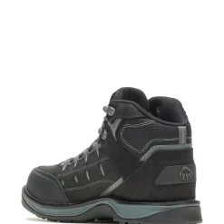 Wolverine Men'S Edge Lx Epx® Waterproof Carbonmax® Work Boot Black/Grey New
