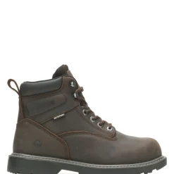 Wolverine Men'S Floorhand Insulated 6" Steel-Toe Work Boot Dark Brown Cheap