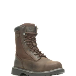 Wolverine Men'S Floorhand Insulated 8" Steel-Toe Work Boot Dark Brown Cheap