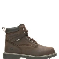 Wolverine Men'S Floorhand Met-Guard 6" Steel-Toe Work Boot Dark Brown Clearance