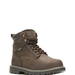 Wolverine Men'S Floorhand Met-Guard 6" Steel-Toe Work Boot Dark Brown Clearance