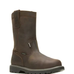 Wolverine Men'S Floorhand Met-Guard Steel-Toe Wellington Work Boot Dark Brown Fashion