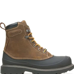 Wolverine Men'S Floorhand Swamp 6" Steel-Toe Work Boot Dark Brown Clearance