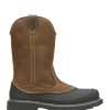Wolverine Men'S Floorhand Swamp Steel-Toe Work Wellington Dark Brown Hot