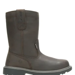 Wolverine Men'S Floorhand Waterproof Steel-Toe 10" Wellington Dark Brown Outlet