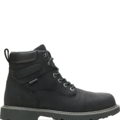 Wolverine Men'S Floorhand Waterproof Steel-Toe 6" Work Boot Black Store