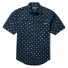 Wolverine Men'S Fuse Short Sleeve Print Shirt Navy Stars Store