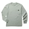 Wolverine Men'S Guardian Cotton™ Long Sleeve Pocket Tee Light Grey Heather Online