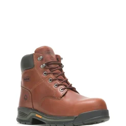 Wolverine Men'S Harrison Lace-Up 6" Work Boot Brown New