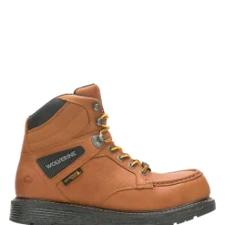 Wolverine Men'S Hellcat Ultraspring™ Moc Toe Wedge 6" Carbonmax® Work Boot Tan Cheap