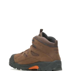 Wolverine Men'S Hudson Steel-Toe Work Boot Dark Brown/Black Hot