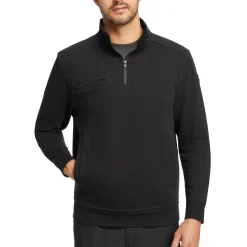 Wolverine Men'S Job Shirt Quarter Zip Black Hot