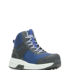 Wolverine Men'S Jumpstart Mid Energybound Carbon Safety Toe Black/Blue Store