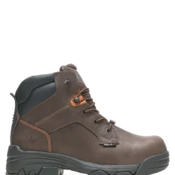 Wolverine Men'S Merlin Waterproof Composite-Toe 6" Work Boot Brown Discount