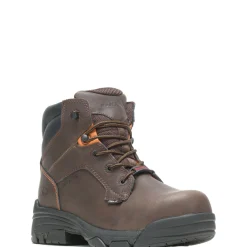 Wolverine Men'S Merlin Waterproof Composite-Toe 6" Work Boot Brown Discount