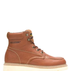 Wolverine Men'S Moc-Toe Steel-Toe Eh 6" Work Boot Tan Clearance
