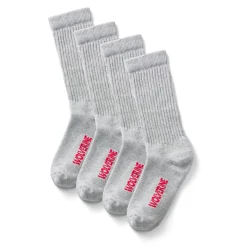 Wolverine Men'S 4-Pk. Full Cushion Cotton Crew Sock Grey Fashion