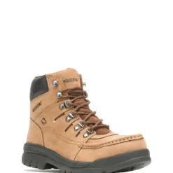 Wolverine Men'S Potomac English Moc Steel-Toe 6" Work Boot Brown New