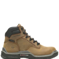 Wolverine Men'S Raider Durashocks® Waterproof 6" Work Boot Brown Shop
