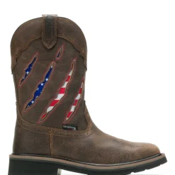 Wolverine Men'S Rancher Claw Wellington Brown/Flag Sale