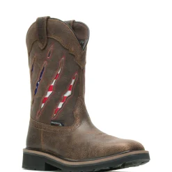 Wolverine Men'S Rancher Claw Wellington Brown/Flag Sale