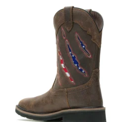 Wolverine Men'S Rancher Claw Wellington Brown/Flag Sale
