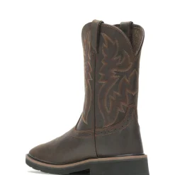 Wolverine Men'S Rancher Square-Toe Wellington Dk Brown/Rust Shop