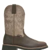 Wolverine Men'S Rancher Waterproof Steel-Toe Work Wellington Taupe/Brown Cheap