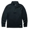 Wolverine Men'S Sun-Stop Eco 1/2 Zip Black New