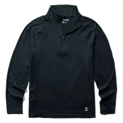 Wolverine Men'S Sun-Stop Eco 1/2 Zip Black New