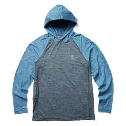 Wolverine Men'S Sun-Stop Eco Hoody Surf Blue Heather Best