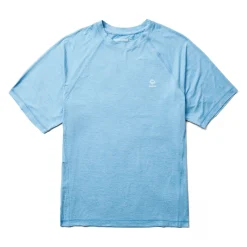 Wolverine Men'S Sun-Stop Eco Short Sleeve Tee Blue Sky Heather Flash Sale