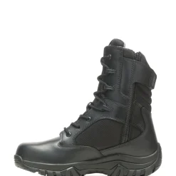 Wolverine Proprietary Rubber Outsole, Directional Outsole Lugs, Multi-Directional Lugs, Energybound™ Cushioning, Waterproof Full-Grain Leather, 1680D Performance Polyester, Enhanced Membrane Waterproofing Technology, Dryguard+, Bloodborne Pathogen Resistance, Pu Foam Insert, X-Traction Outsole, Contoured Padded Collar.