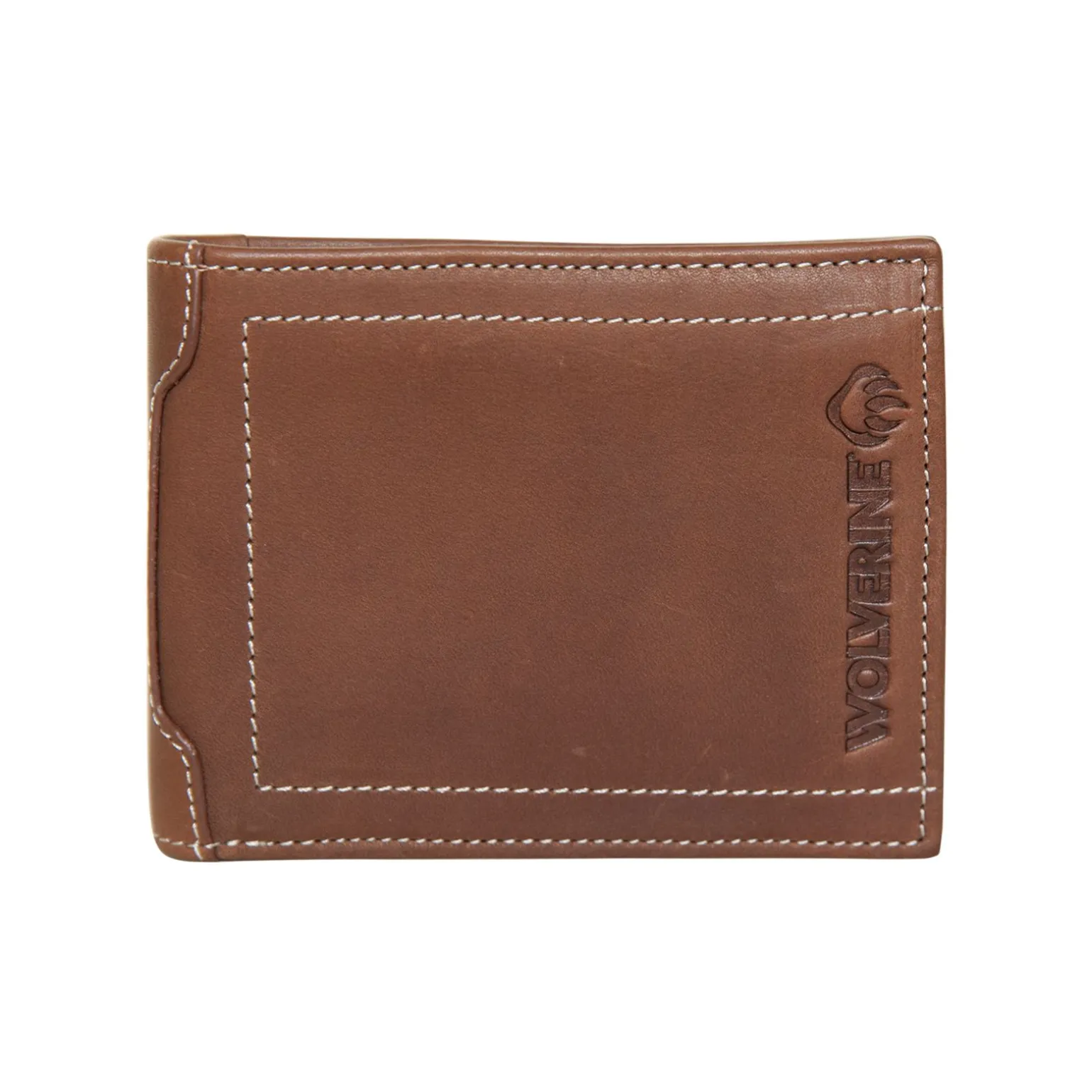 Wolverine Raider Bifold Wallet With Wing Brown Discount