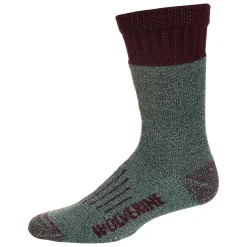Wolverine Women'S Marl Wool All Season Boot Sock Maroon Cheap