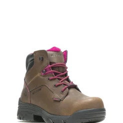 Wolverine Women'S Merlin Waterproof Composite-Toe 6" Work Boot Brown Cheap